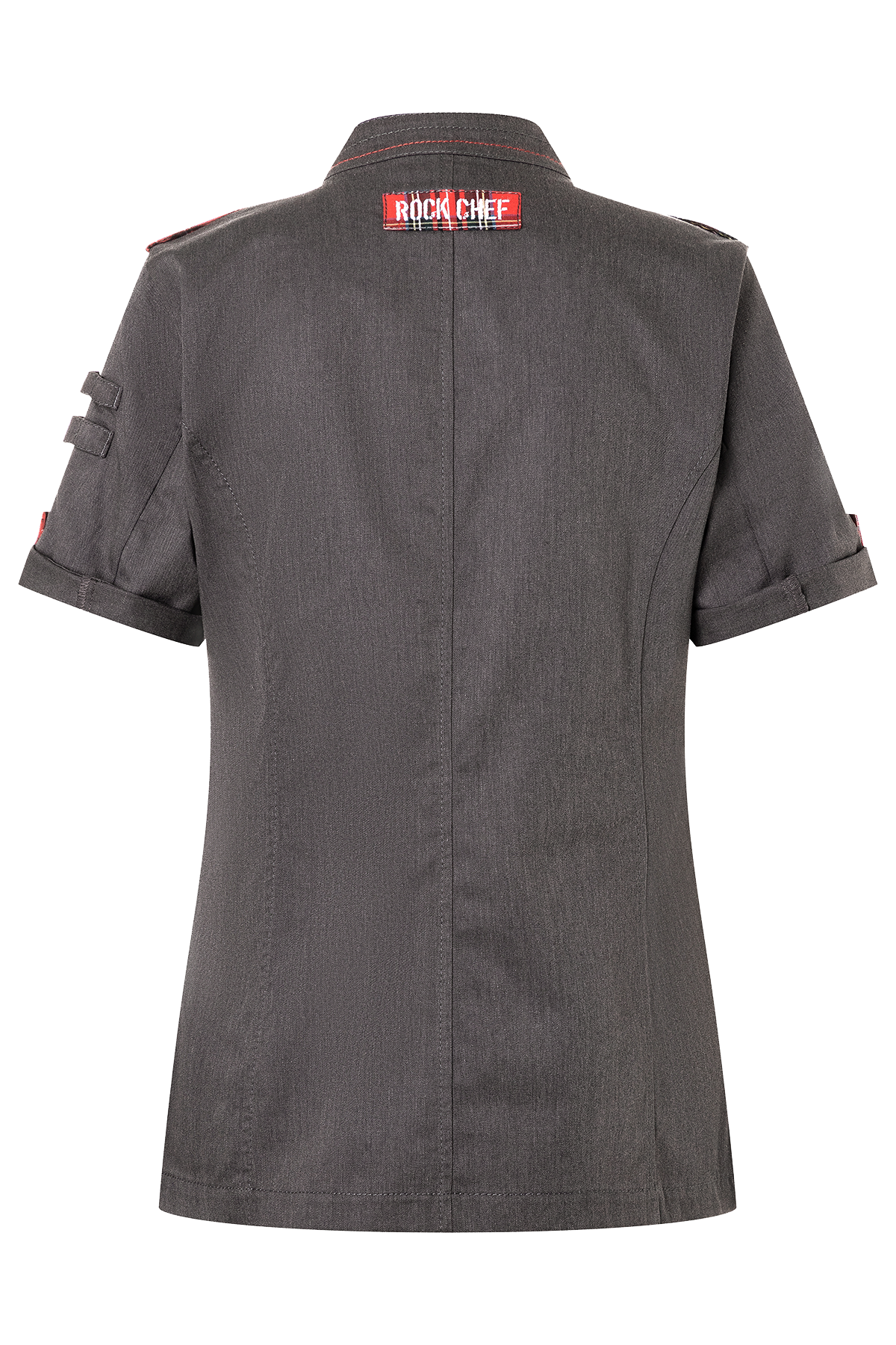 Women's Chef Jacket Denim Short Sleeves - ROCK CHEF®