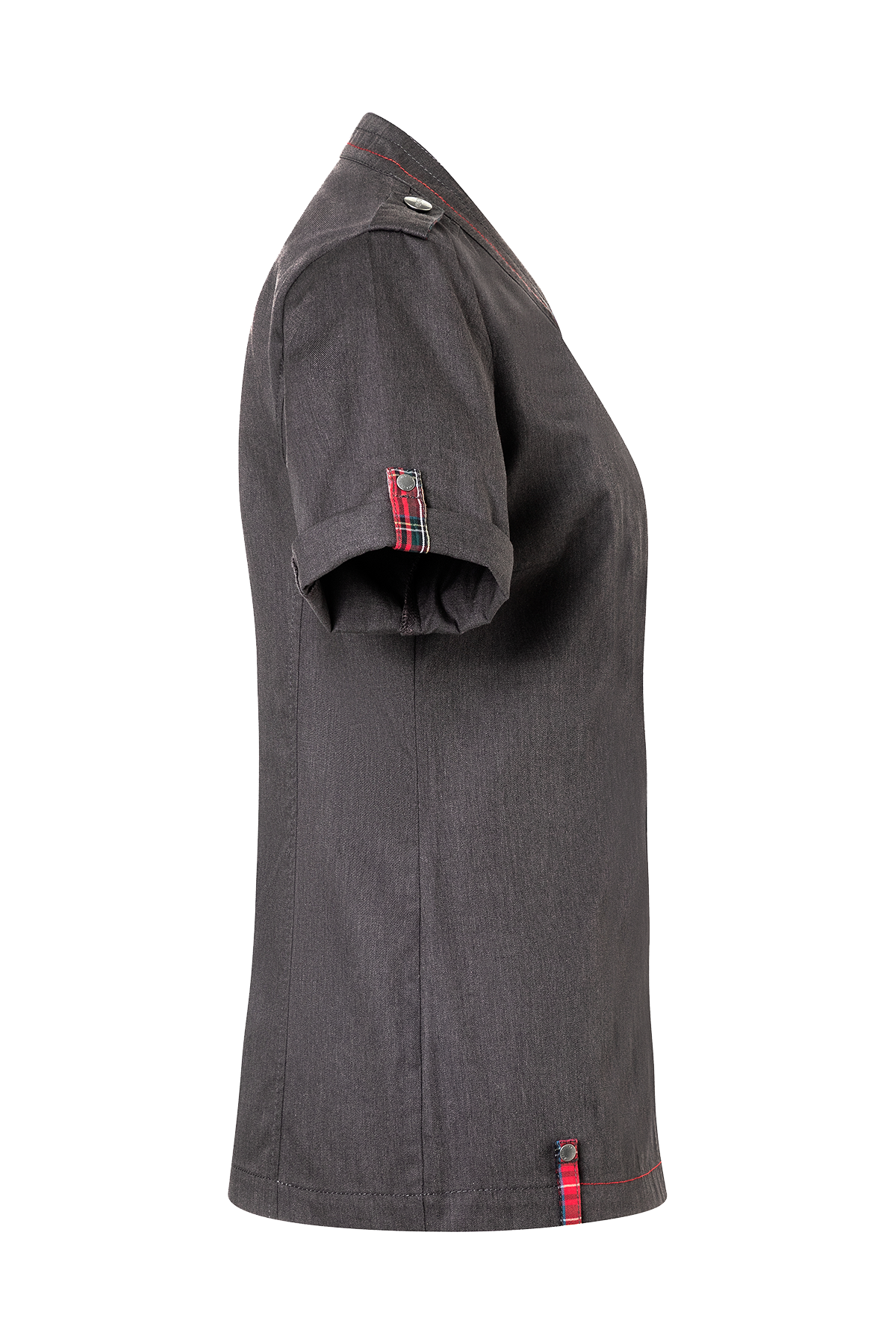 Women's Chef Jacket Denim Short Sleeves - ROCK CHEF®