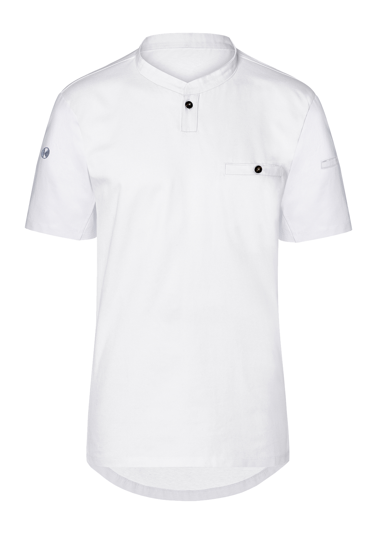 Men's Chef Shirt Performance Slim-Fit Short Sleeves