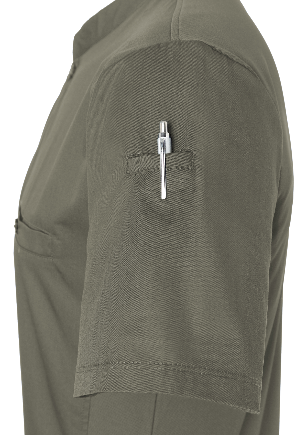 Men's Chef Shirt Performance Slim-Fit Short Sleeves