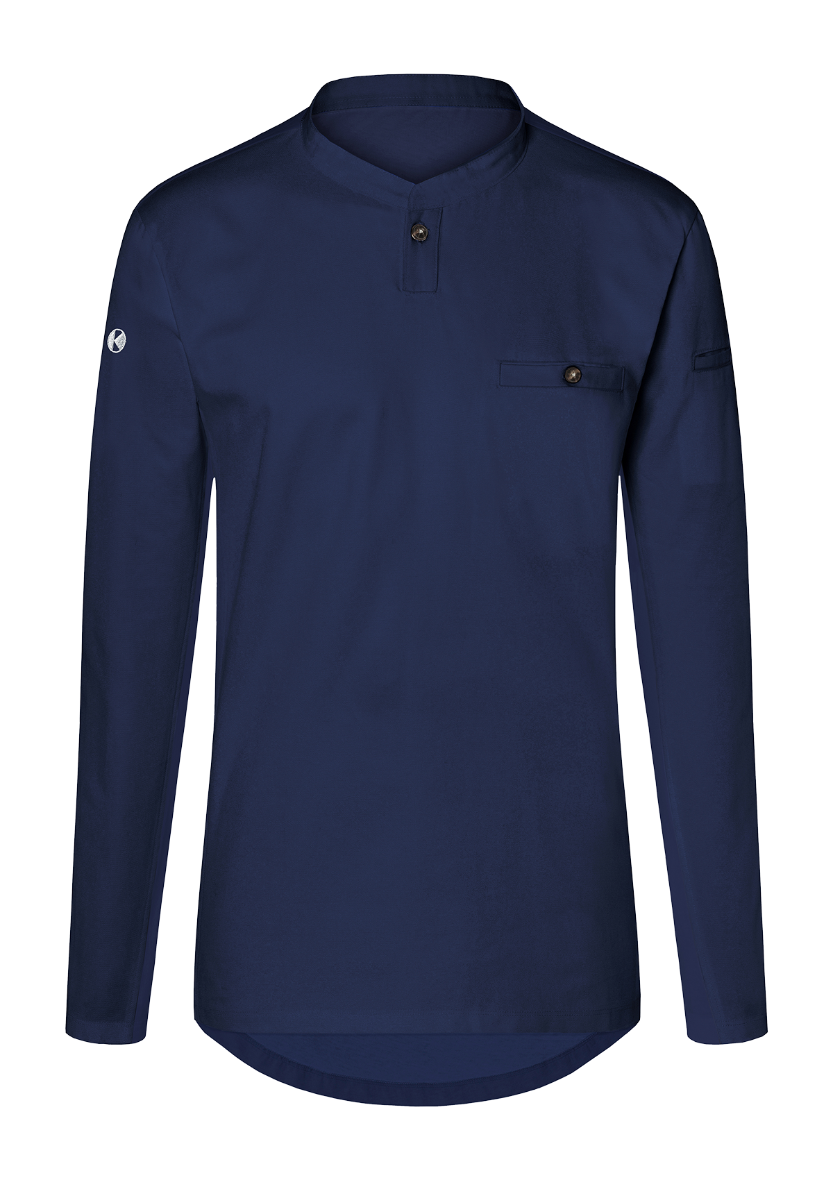 Men's Chef Shirt Performance Slim-Fit Long Sleeves
