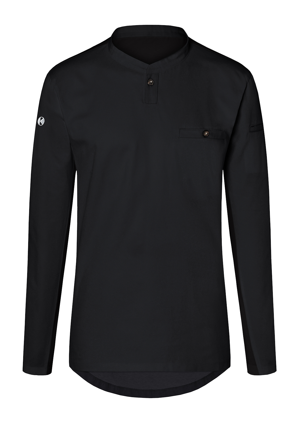 Men's Chef Shirt Performance Slim-Fit Long Sleeves