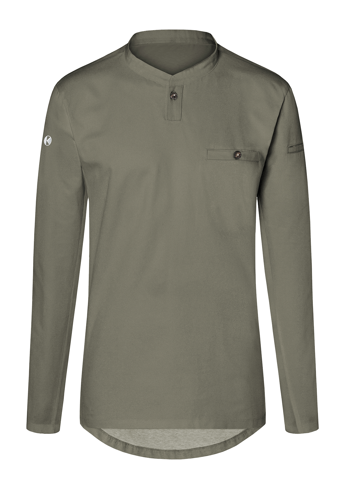 Men's Chef Shirt Performance Slim-Fit Long Sleeves