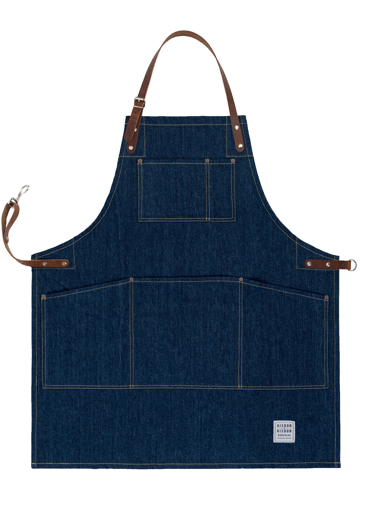 Handcrafted Original Apron with Leather Straps Unisex