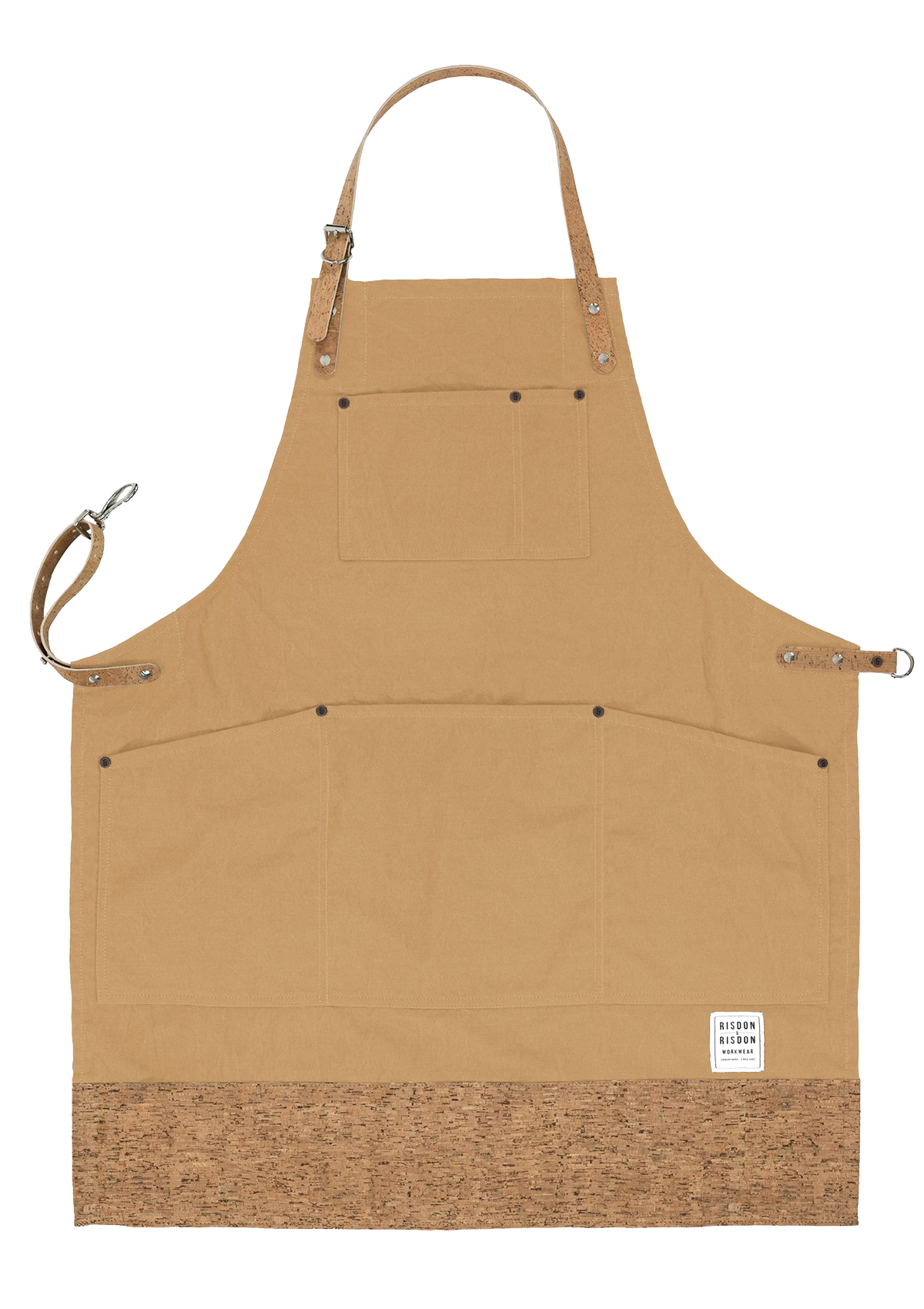 Handcrafted Original Apron with Cork Straps & Trim Unisex