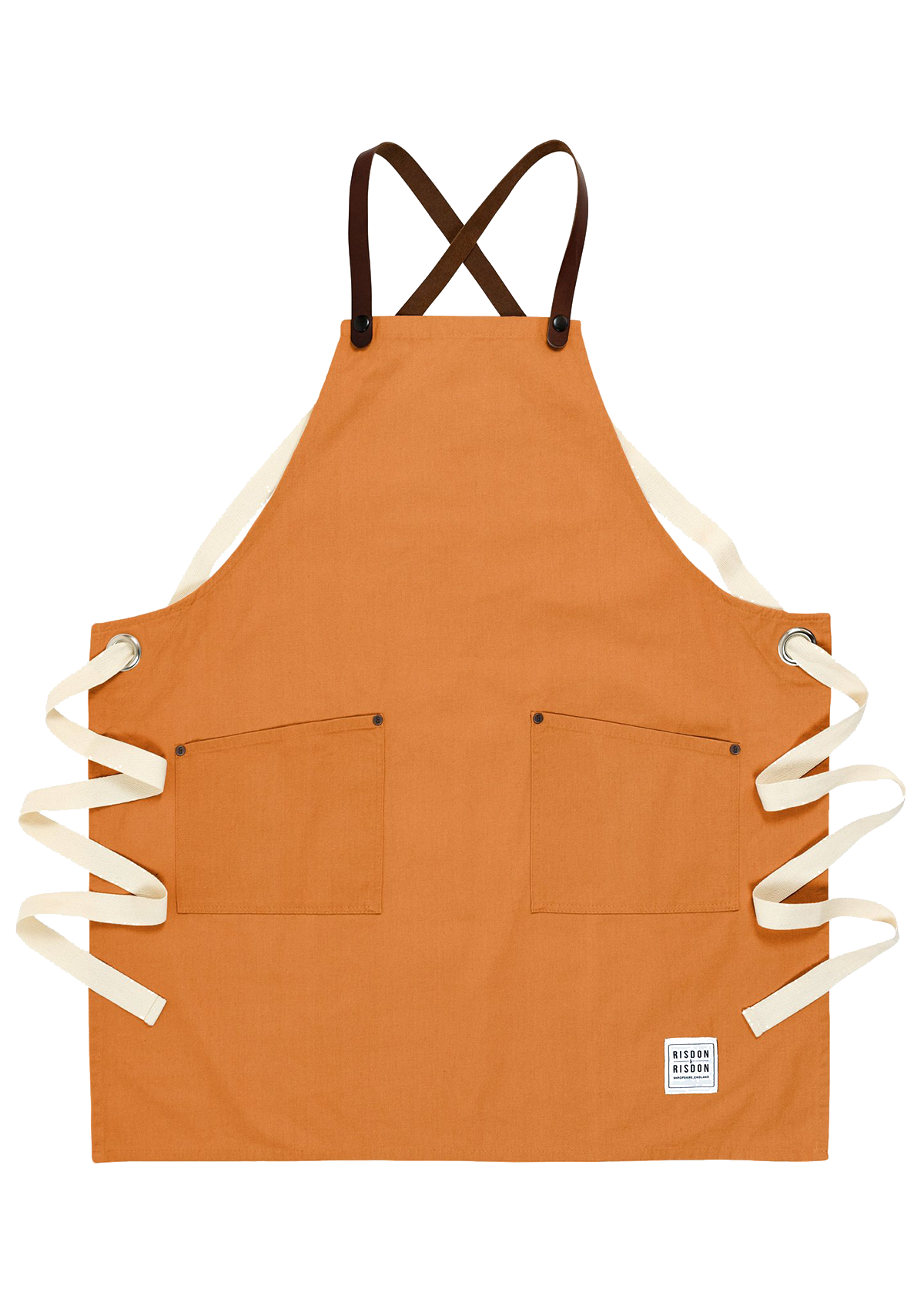 Handcrafted Apron Studio with Leather Straps Unisex