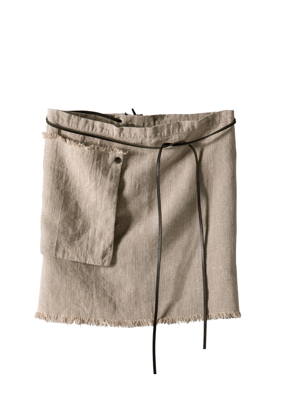 Half Apron Adelaide In Fine Linen